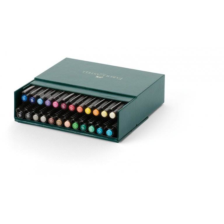 Faber-Castell Pitt Artist Pen B, 24er-Set