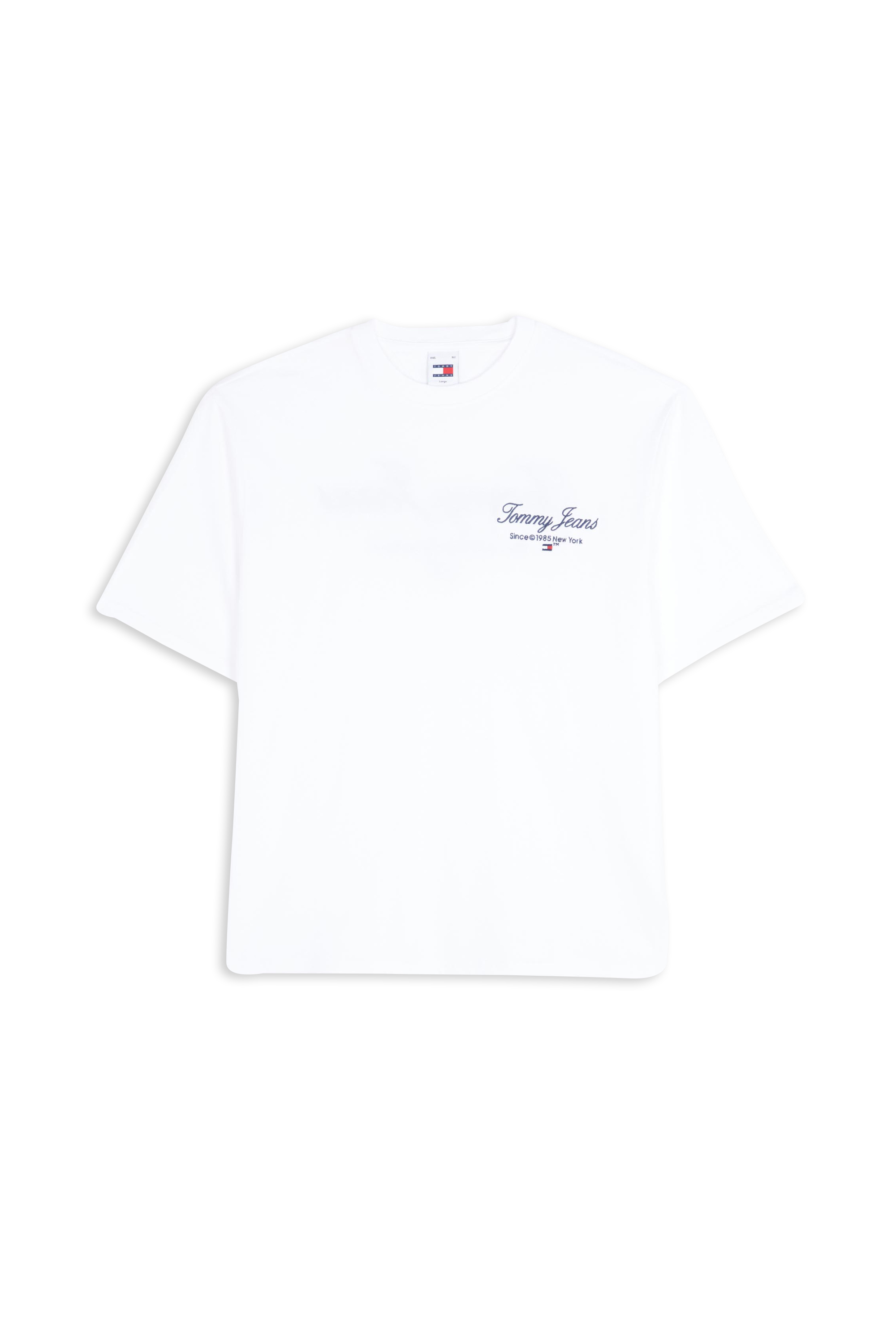 TOMMY JEANS T-shirt TJM OVZ TJ SERIF LUX Blanc