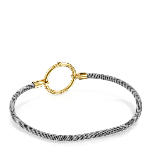 Pulseira Hold em Ouro e Aço