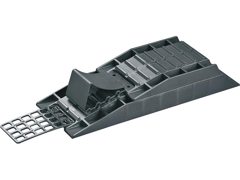 froli Auffahrkeil Wohnwagen 4-teilig Schwarz Keil