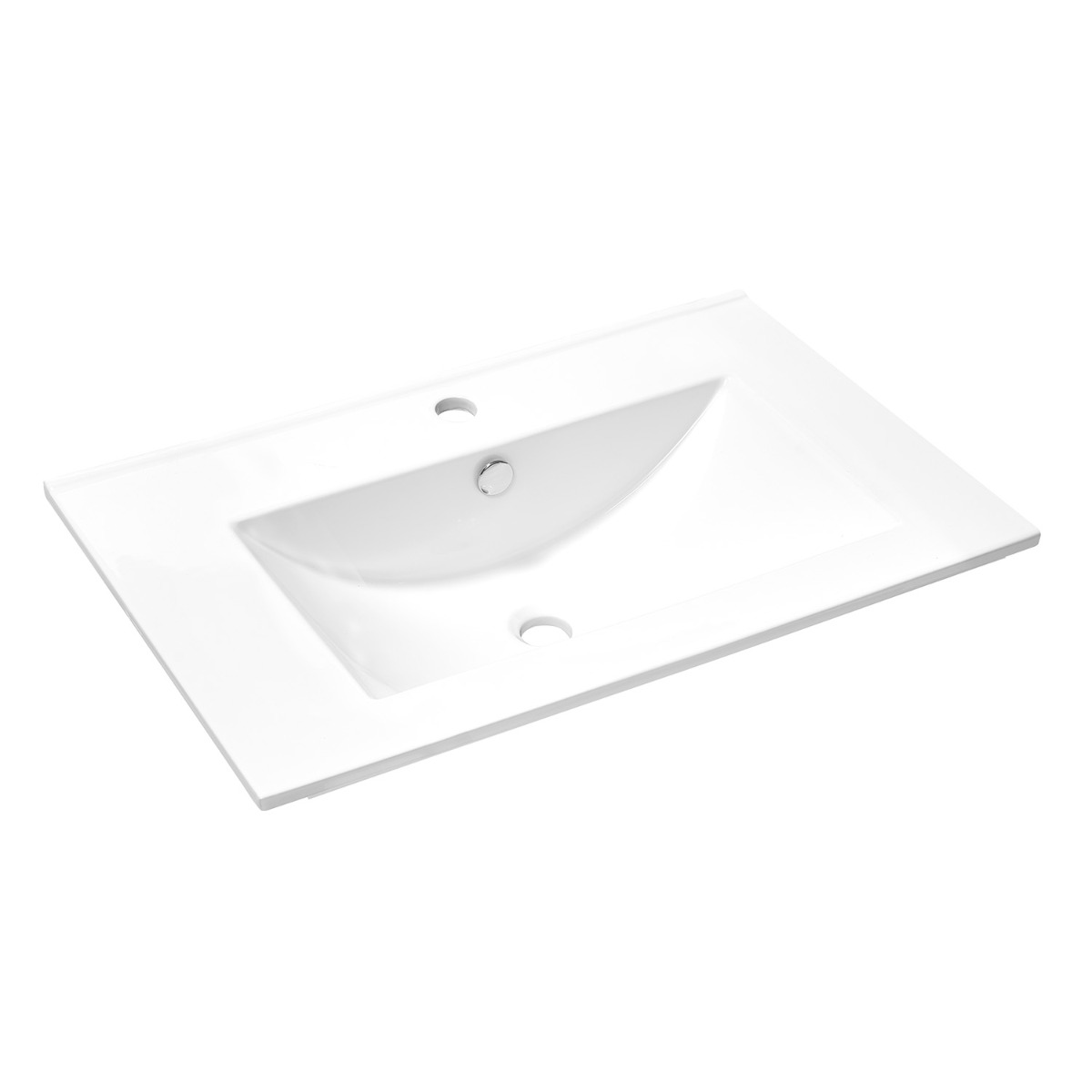 Saniclear Jena keramische wastafel 70cm met kraangat