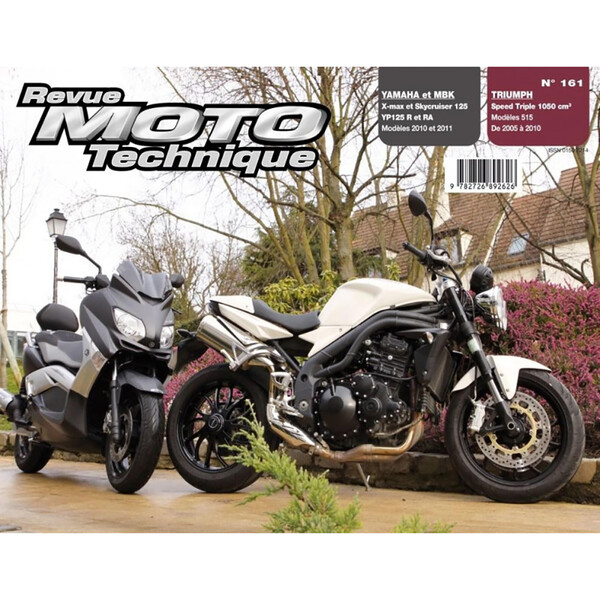 Etai - RMT 161 YAMAHA & MBK 125 (2010 à 2011) et TRIUMPH SPEED TRIPLE (2005 à 2010)