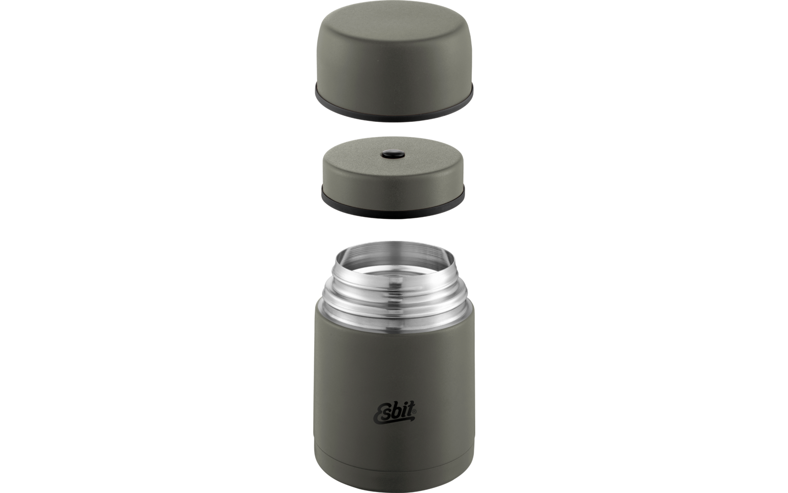 Esbit Classic Edelstahl Thermobehälter Essen 1000 ml Olivgrün