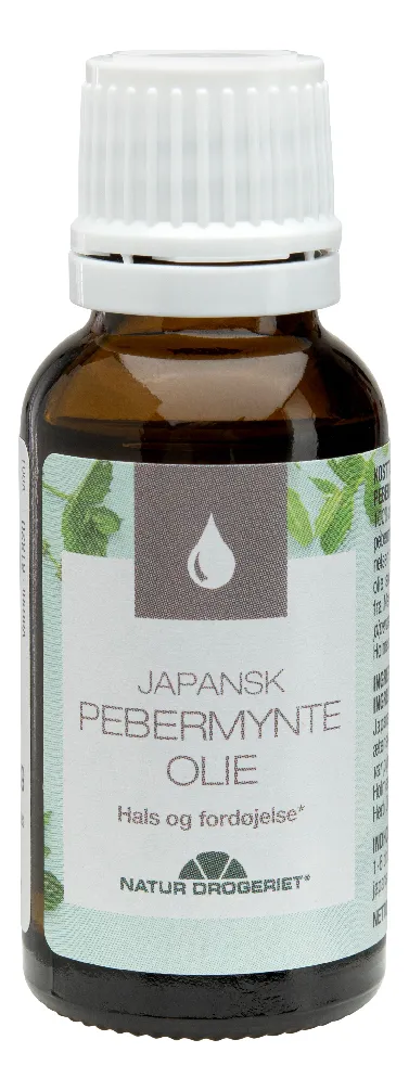Natur-Drogeriet Japansk Pebermynteolie - 20 ml.