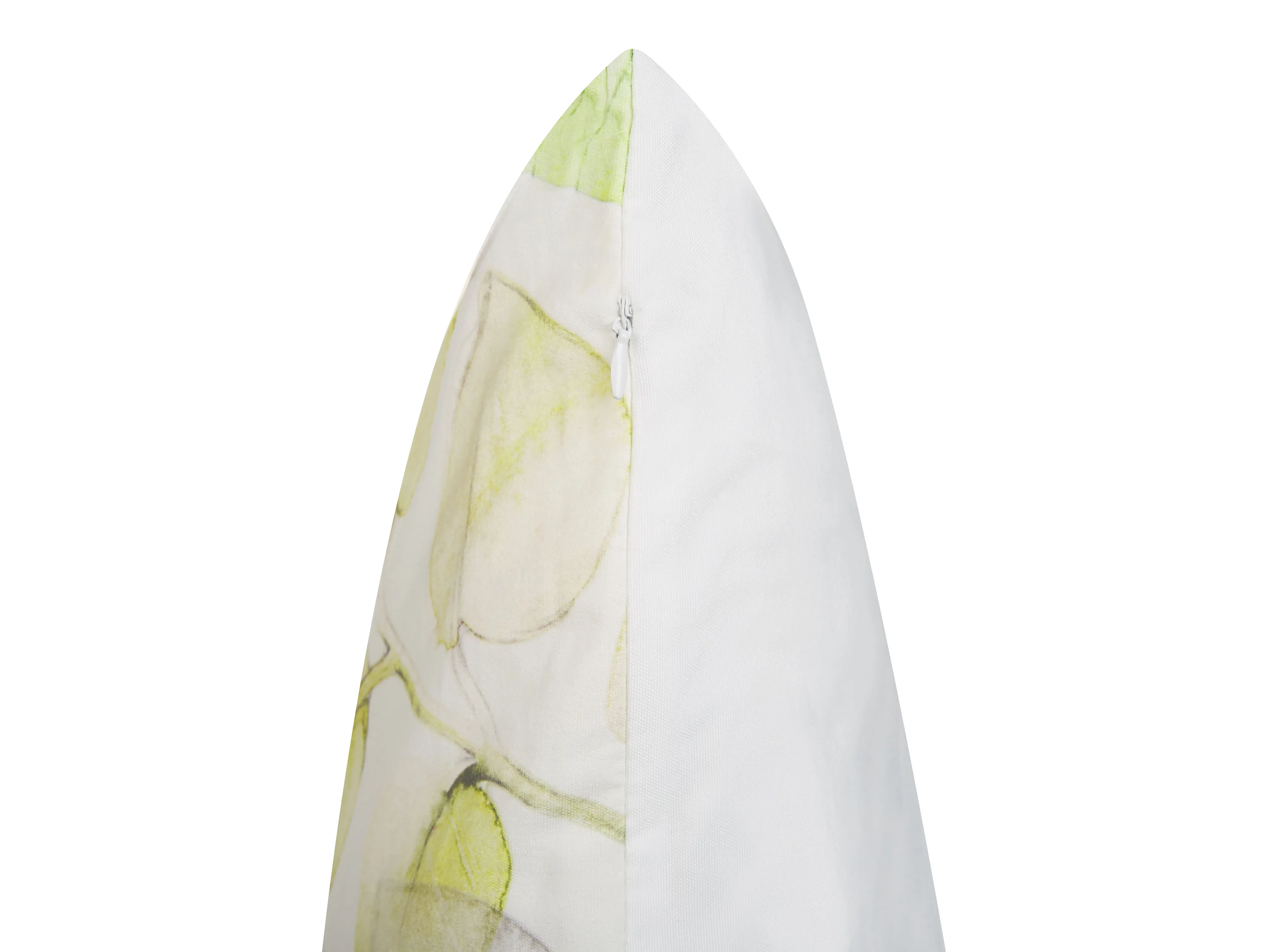 Set van 2 sierkussens PEPEROMIA Katoen 45 x 45 cm Wit bladpatroon