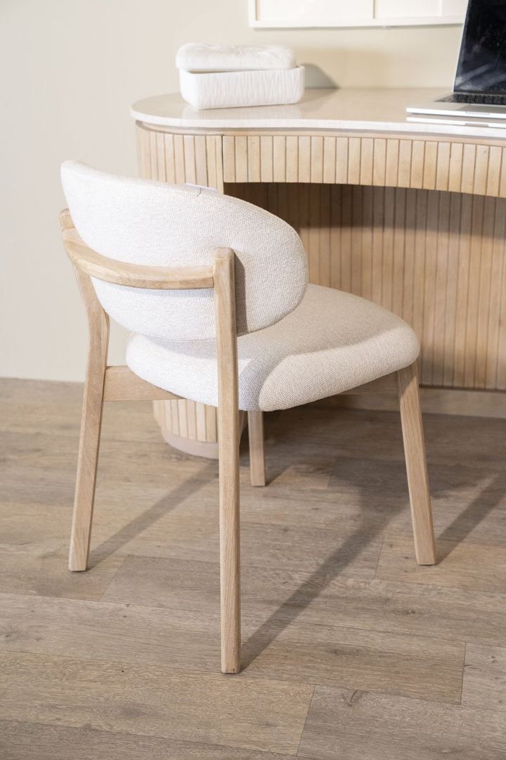 Eleonora Mikky Beige Eetkamerstoel