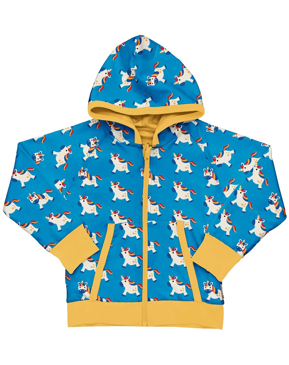 Kapuzen-Sweatjacke TALES UNICORN zum Wenden in blau