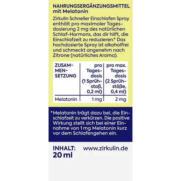 Schneller Einschlafen Spray
