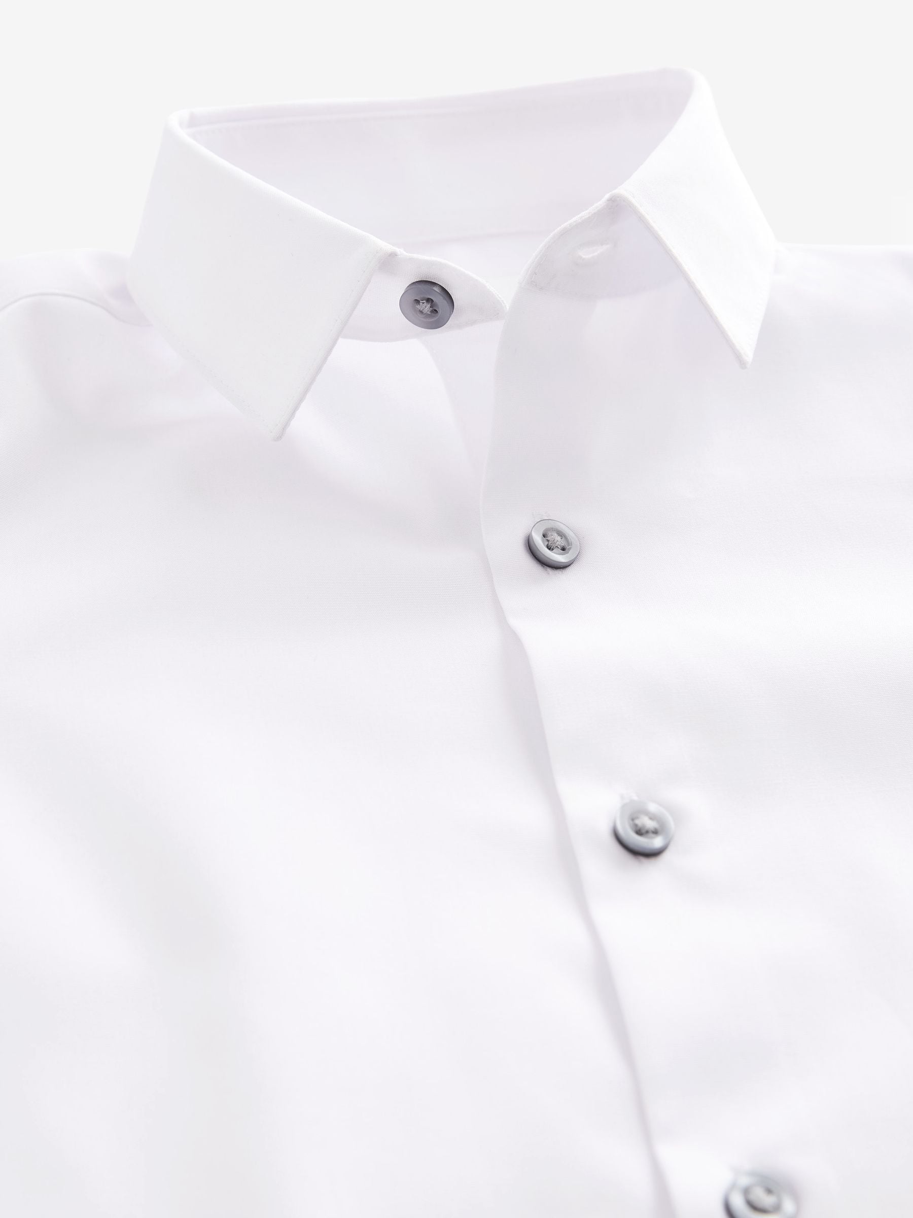 Wit - Shirt met lange mouwen (3-16jr)