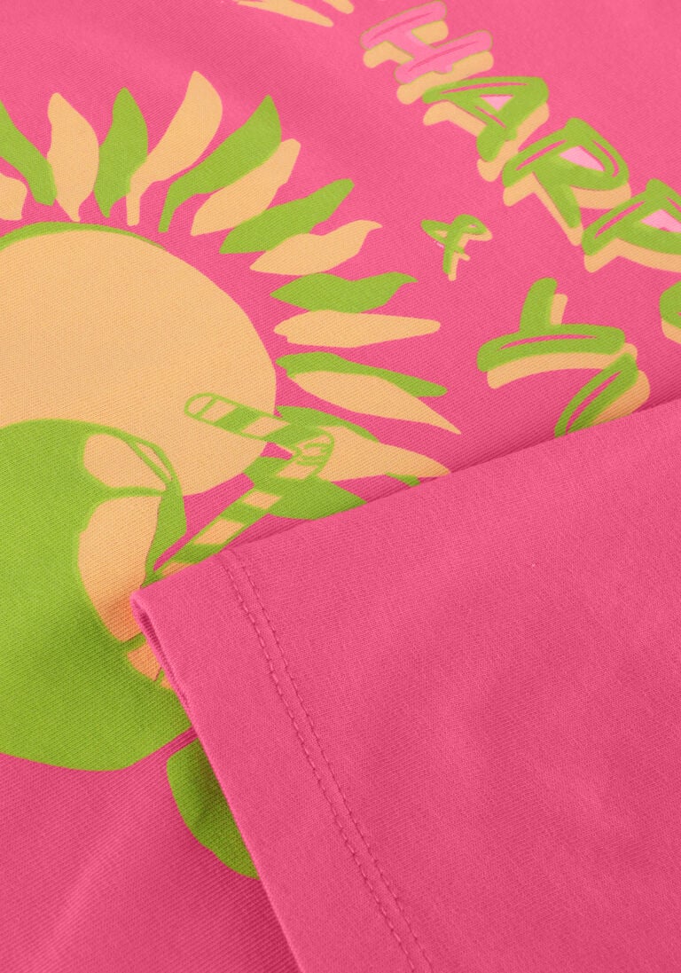 HARPER & YVE roze harper & yve t-shirt tropical-ss