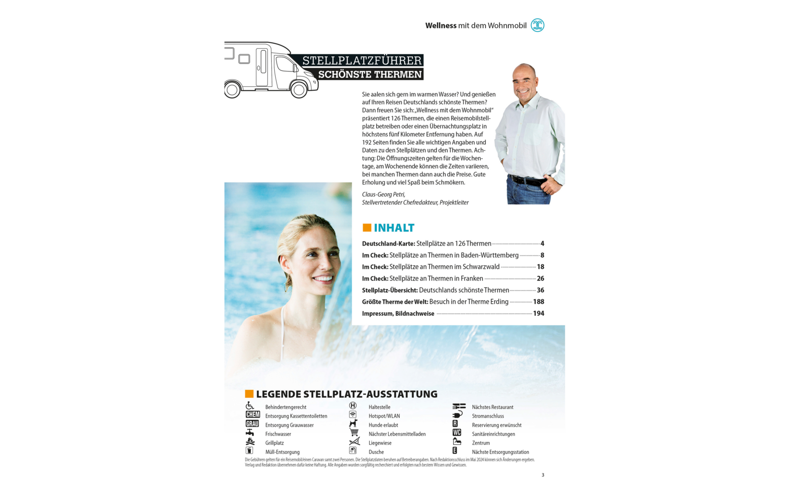 Stellplatzführer Schönste Thermen Wellness mit dem Wohnmobil 3. Auflage