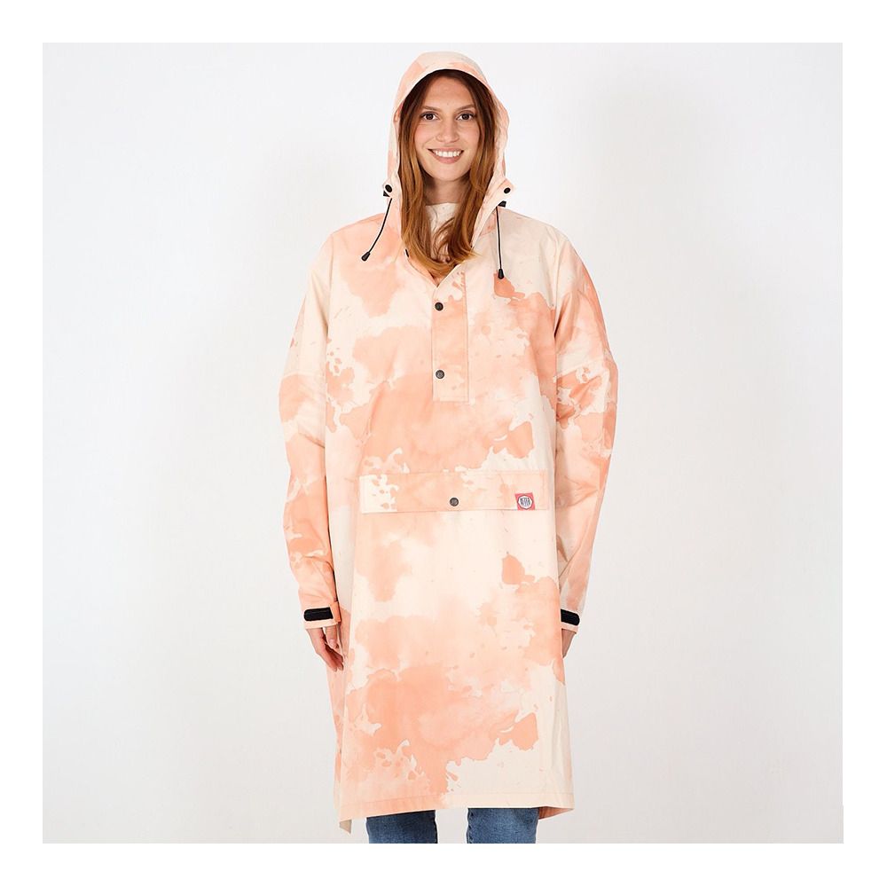After Essentials RAIN WATERCOLOR - Poncho rose