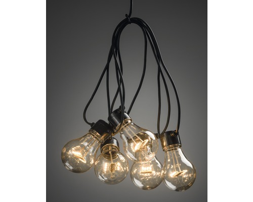 LED-lichtsnoer Konstsmide biertuin jaren 20 amber