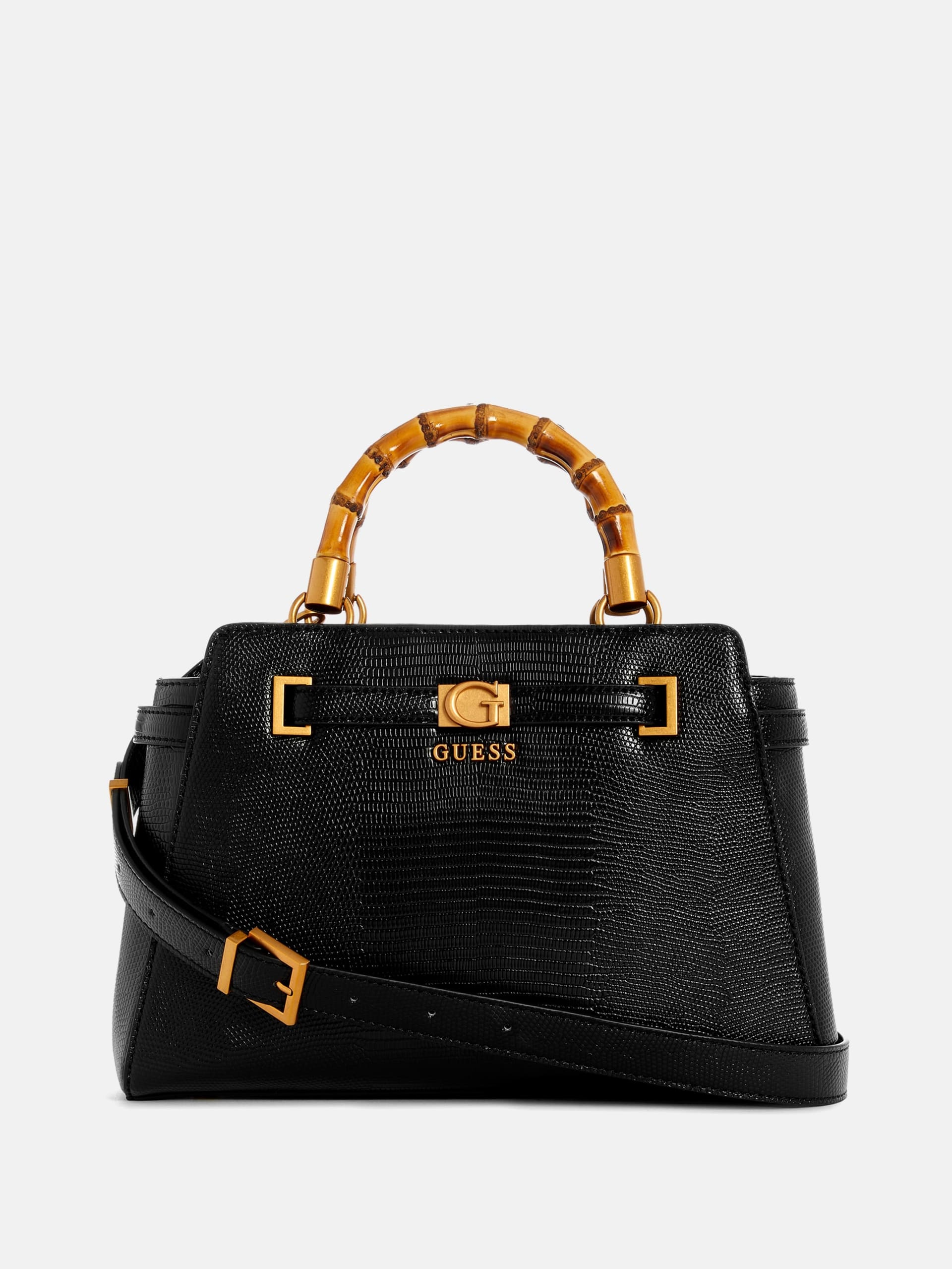 Bolsa Sibel com alça de bambu
