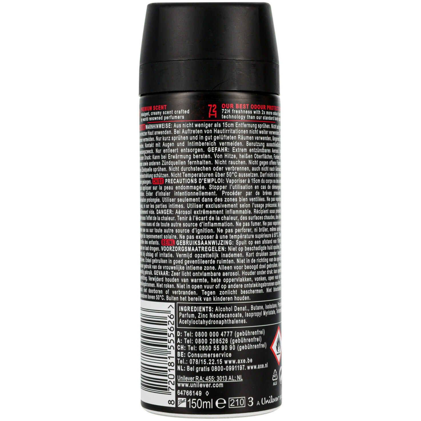 Axe Premium Bodyspray Cherry Fizz ohne Aluminiumsalze