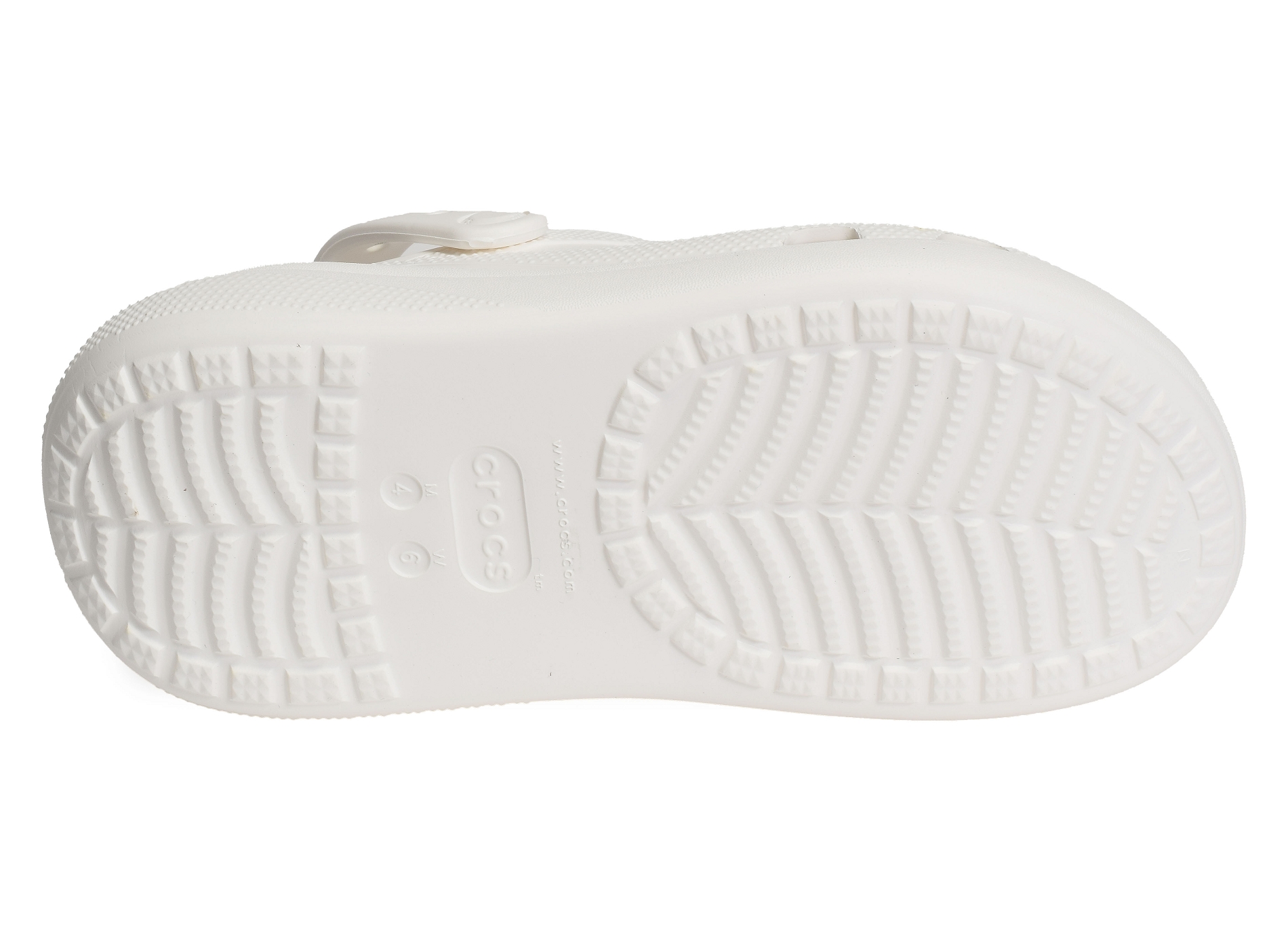 Classic crush clog blanc