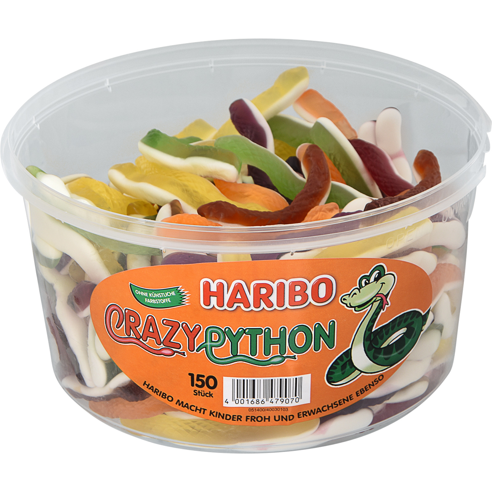 Haribo Crazy Python 1.050g 150 Stk.