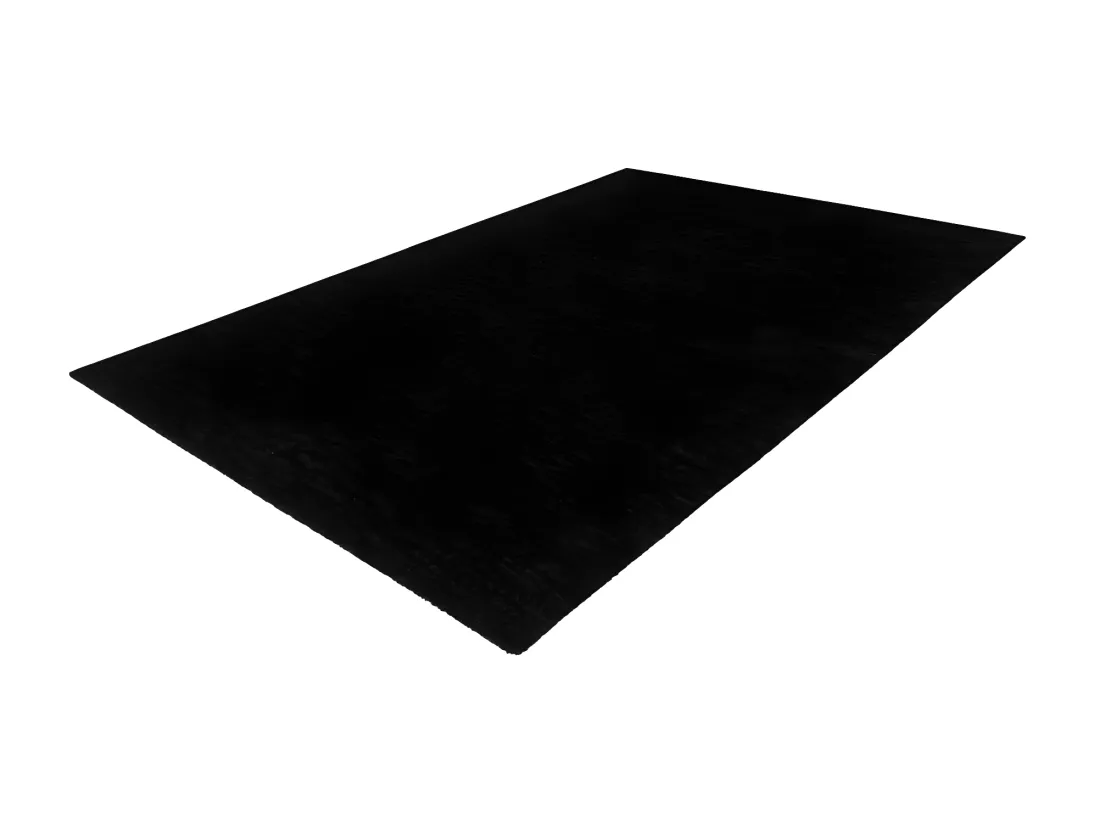 Tapis 230x160cm, design C007Y coloris noir - Confort et élégance pour votre intérieur