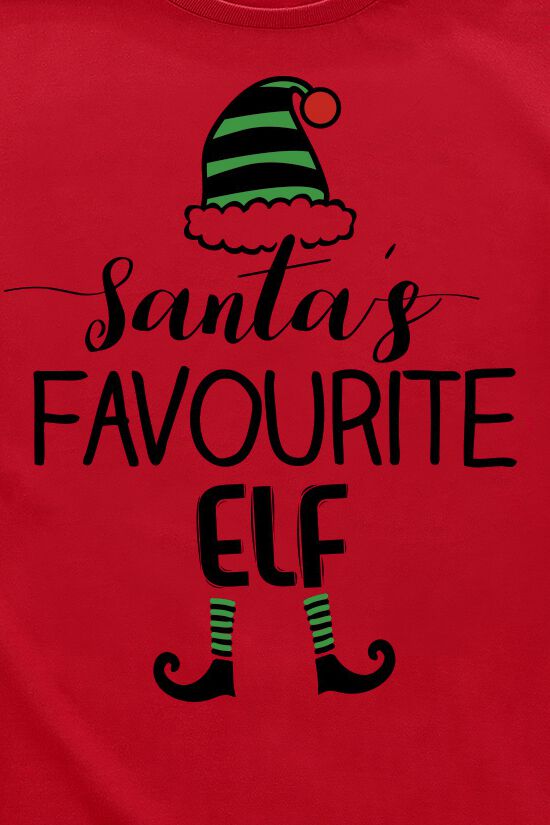 Kids - Santa's Favourite Elf | Slogans T-shirt