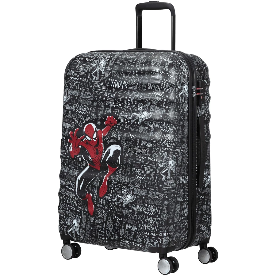 American Tourister Wavebreaker Marvel 4-Rollen-Trolley 67 cm Spiderman Sketch