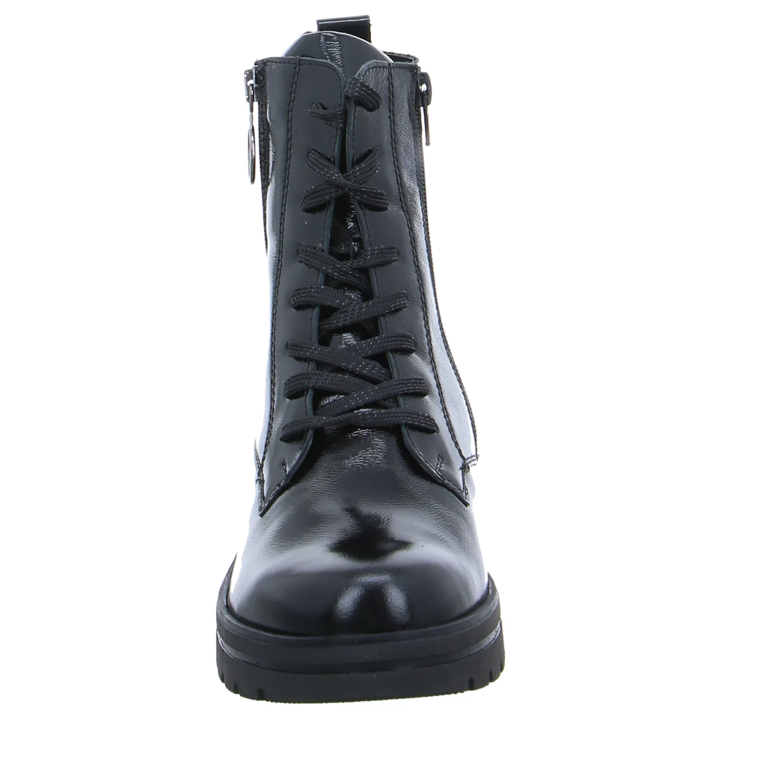 WALDLÄUFER Comfort-Boot Schwarz Leder