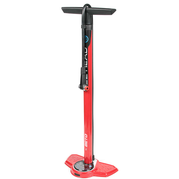 Pompe à vélo BETO POMPE A PIED EZ HEAD RED