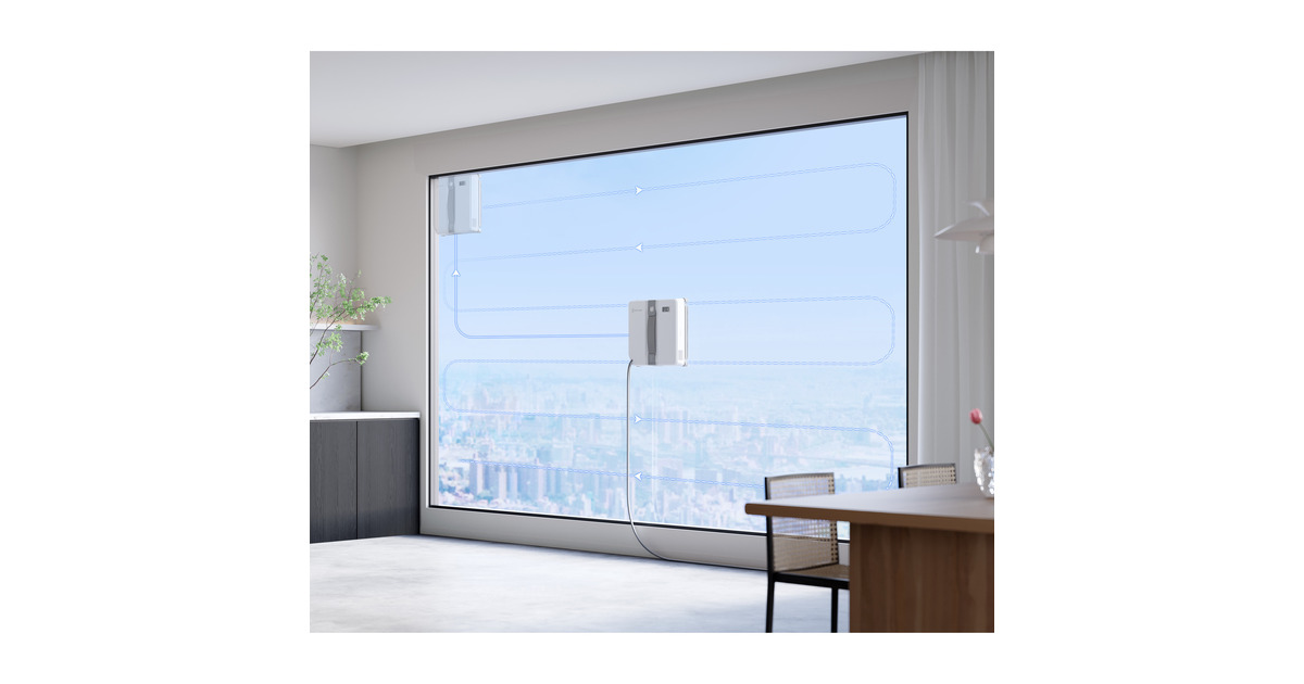 ECOVACSWinbot Mini raamreiniger  (Grijs, 3200Pa, Tweedekans)
