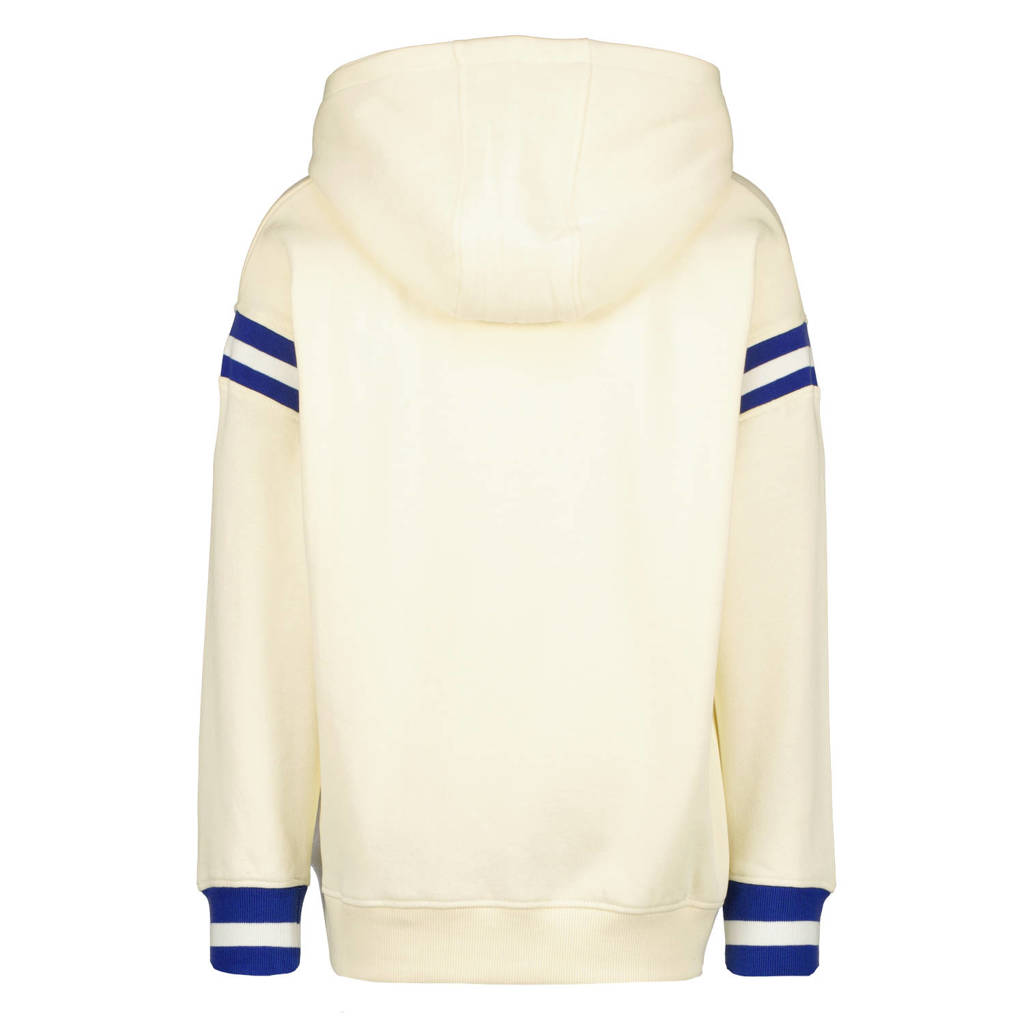 Vingino hoodie Niyos wit/blauw