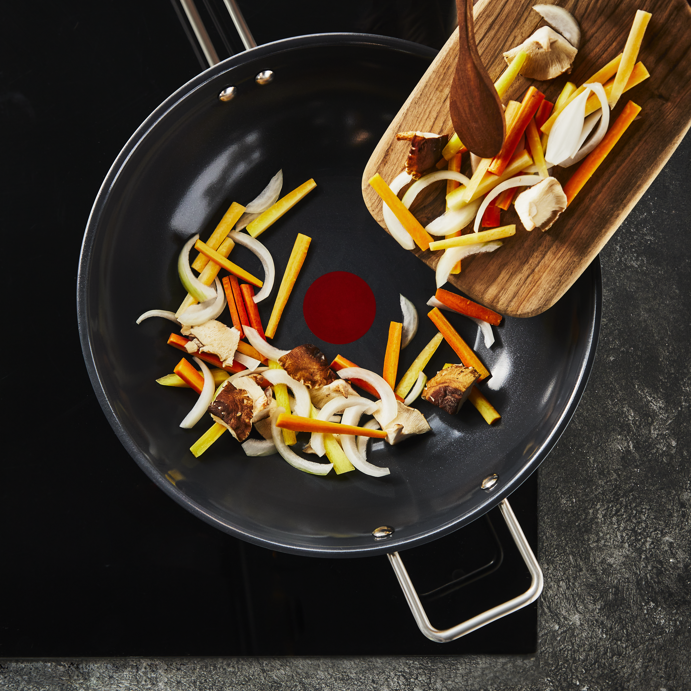 Nordica keramische wokpan 28 cm - inductie