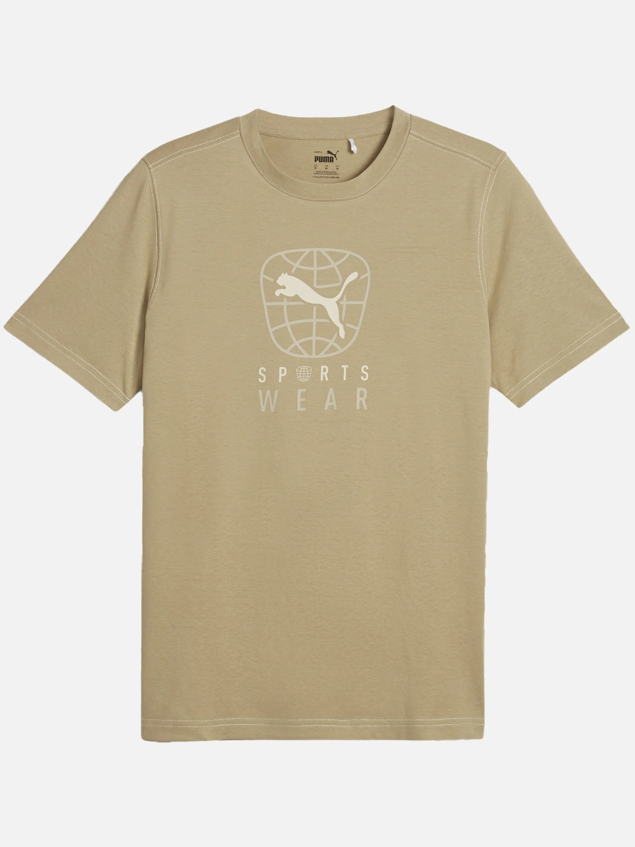 Herren Sportshirt mit Logoprint