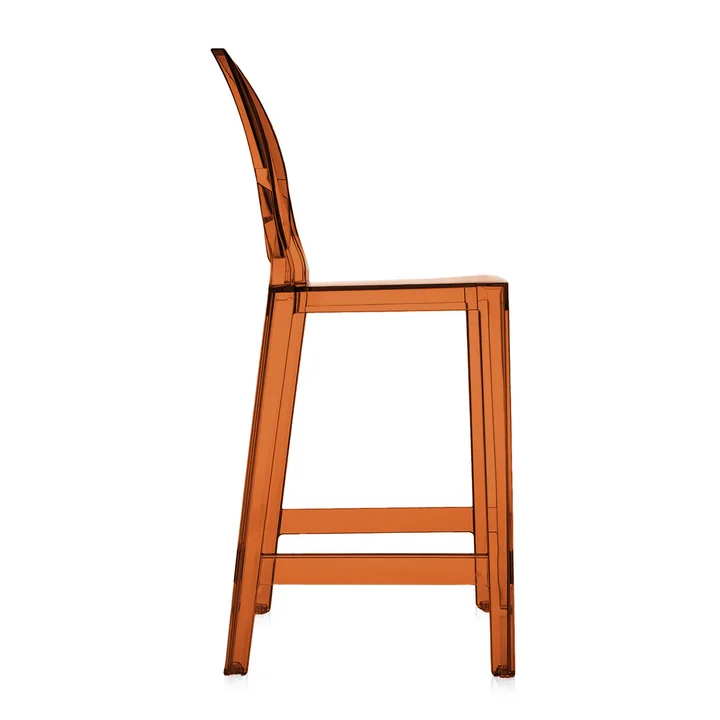 Kartell - One More Barhocker H 75 cm, glasklar