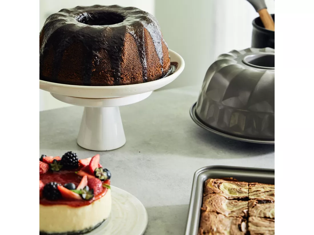 Lot de 3 moules à gâteaux en acier au carbone Amateurs de pâtisserie Bergner