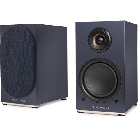 Enceinte connectée Hifi Triangle AIO TWIN Bleu Abysse vendues à la paire