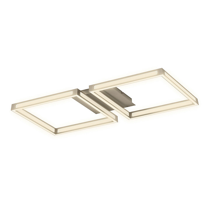 Plafonnier LED intégrée Altaflor IP20 3040lm 24W L.65 x l.30x H.7 cm Eglo noir