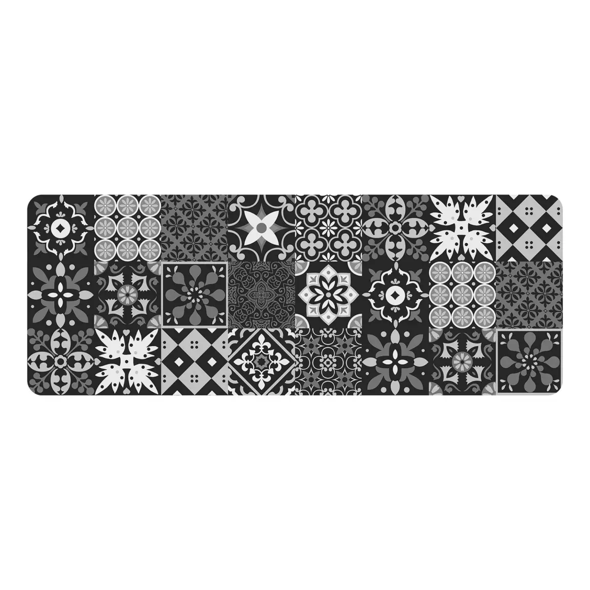 Tapis antidérapant (45 x 120 cm) Salou Gris