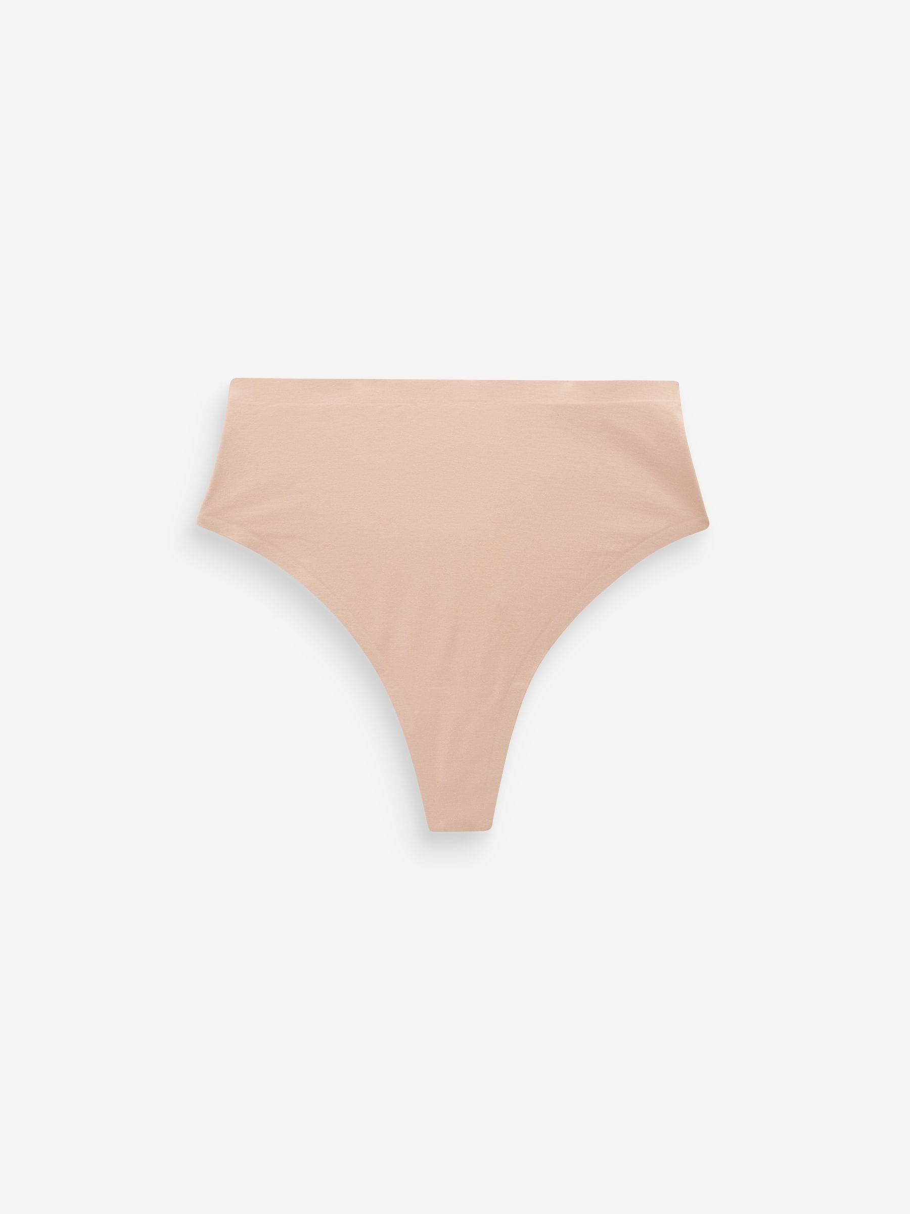 Licht beige - Vormgevend slipje met buikcorrectie van premium katoenmix