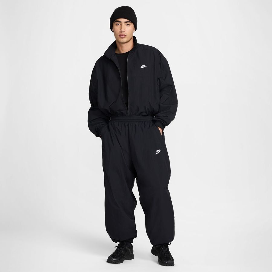 Nike Bas de Survêtement Club Woven Oversized - Noir/Blanc