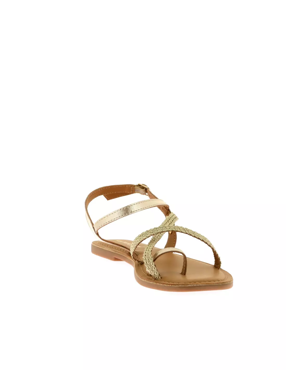 LES TROPEZIENNES CHAMPY - Sandales & nu-pieds Or