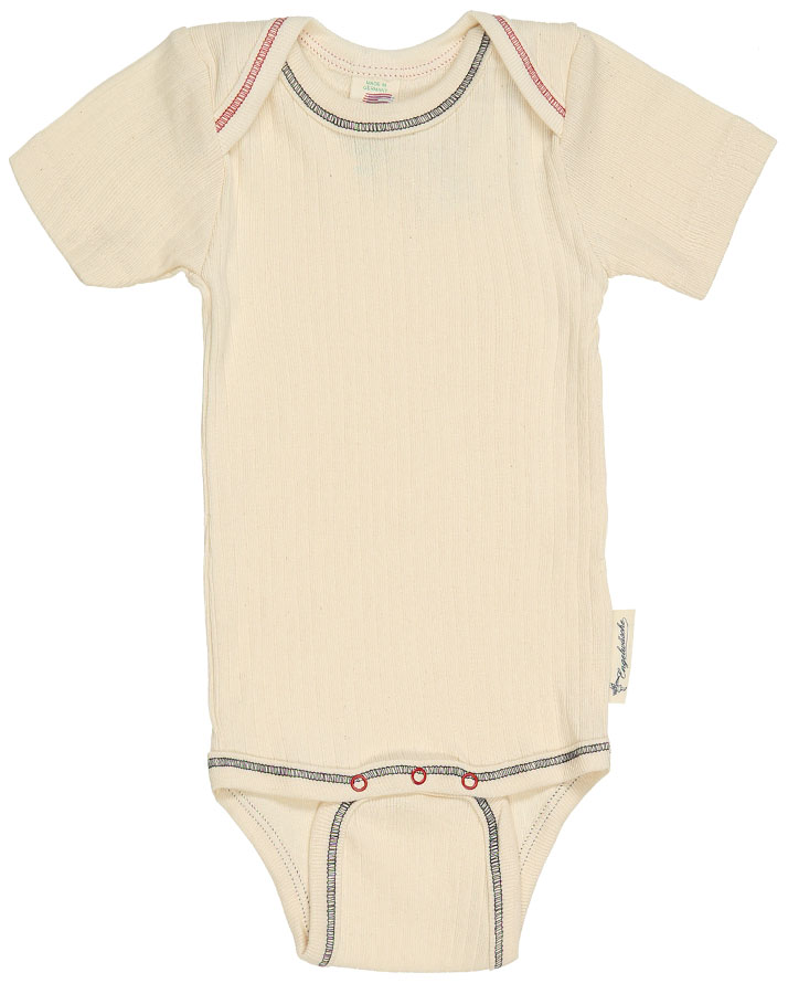 Kurzarm-Body ESSENTIAL UNI in natur