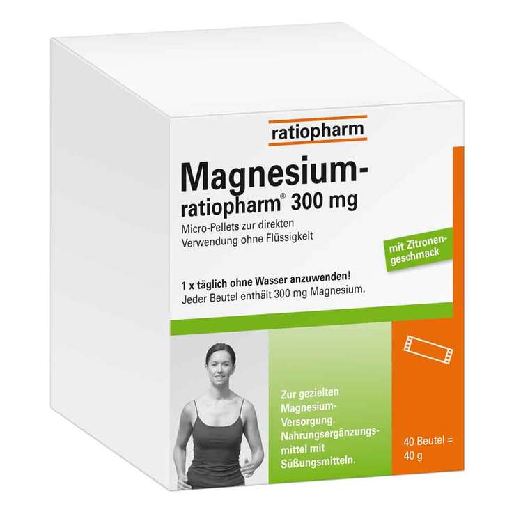 Magnesium-ratiopharm 300 mg Micro-Pellets, 40 St