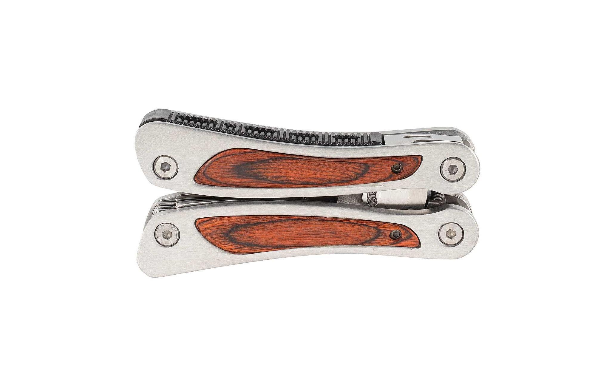 Multi-Tool mit HolzeinlageMultifunktionswerkzeug