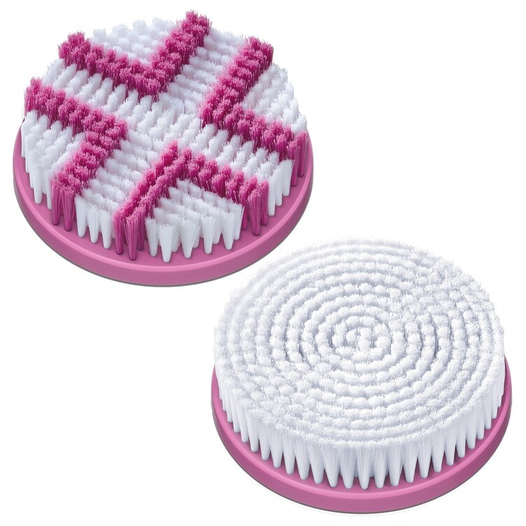 Brosse pour le corps - 2 embouts