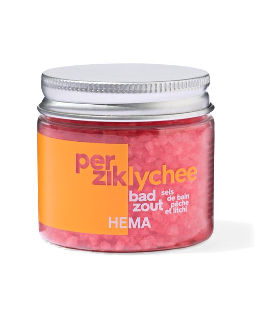 mini sels de bain pêche 80g