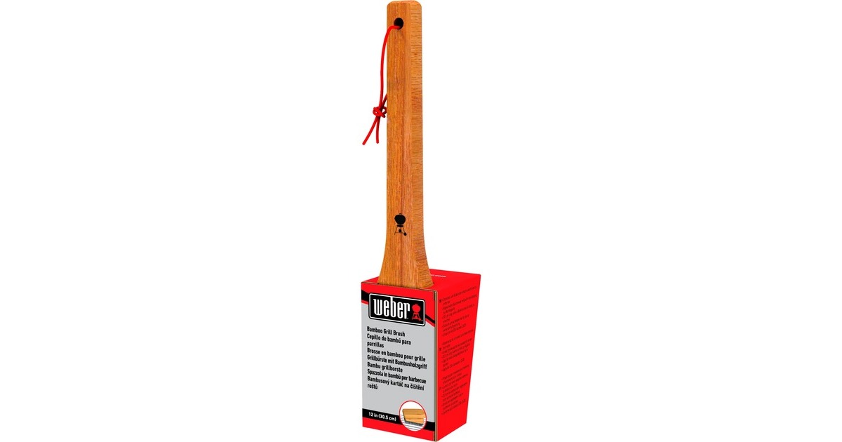 WeberReinigingsborsel bamboe grillreinigingsborstel  (30 cm)