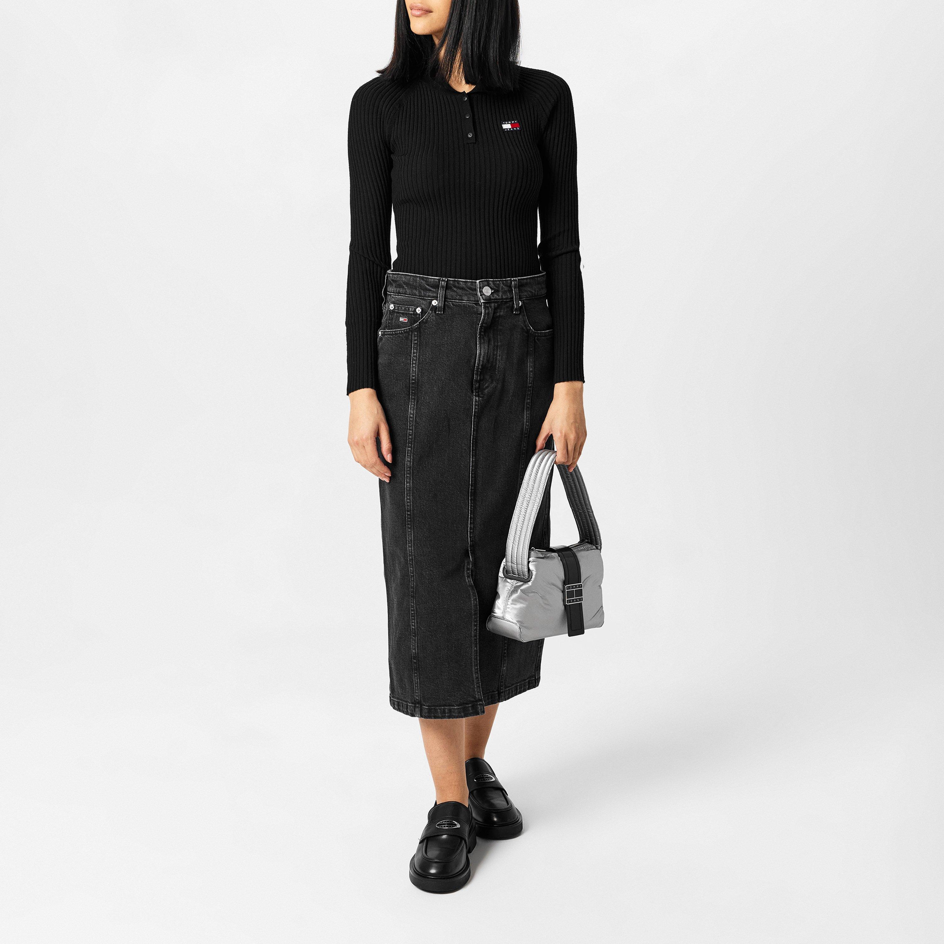 Tommy Jeans Denim Maxi Skirt