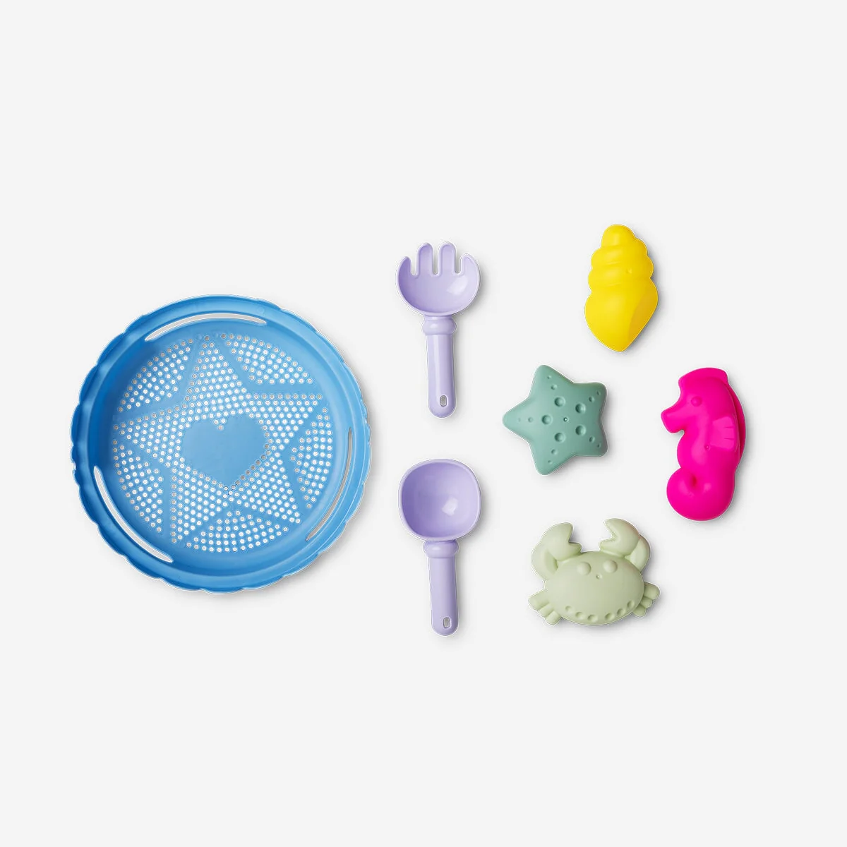 Strand sæt. 7 stk