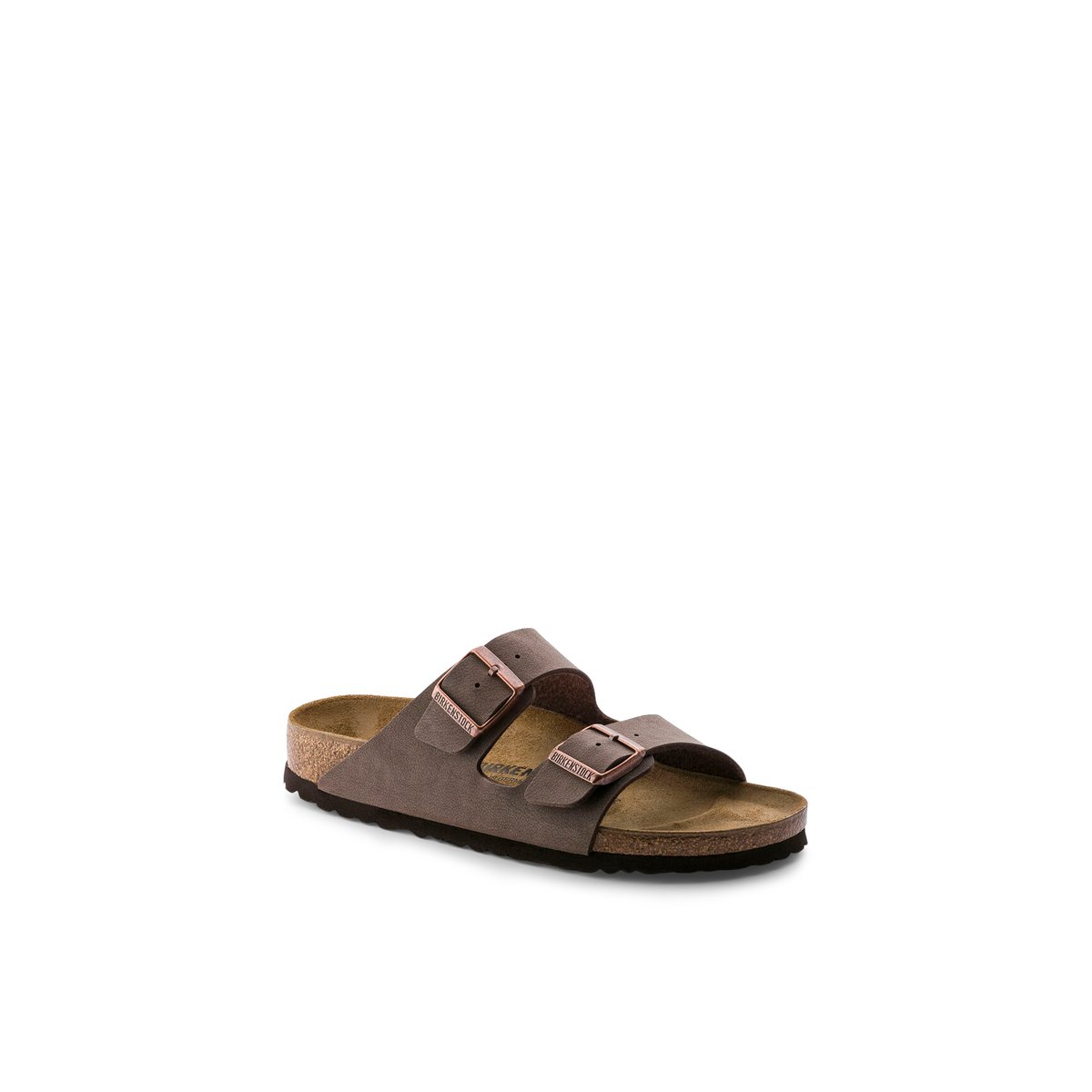 BIRKENSTOCK-Arizona-m-Sandales à glissière - Talon plat - Marron