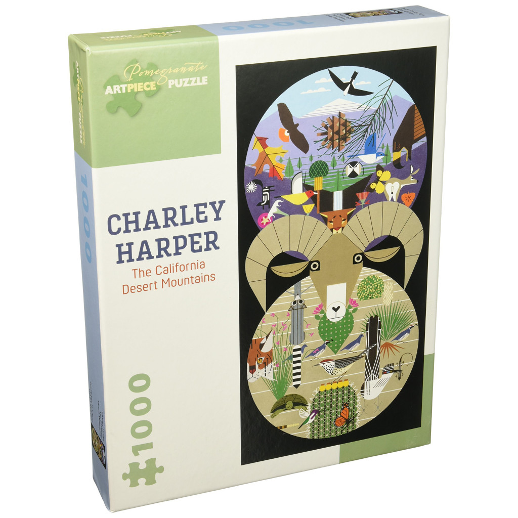 Puzzle - The Califorinia Desert Mountains de Charley Harper - 1000 Pièces
