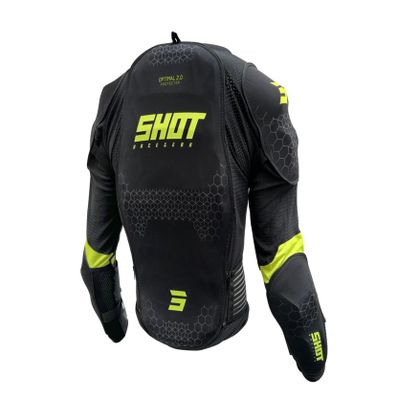 Gilet de protection Shot OPTIMAL 2.0 2025 - Noir / Jaune