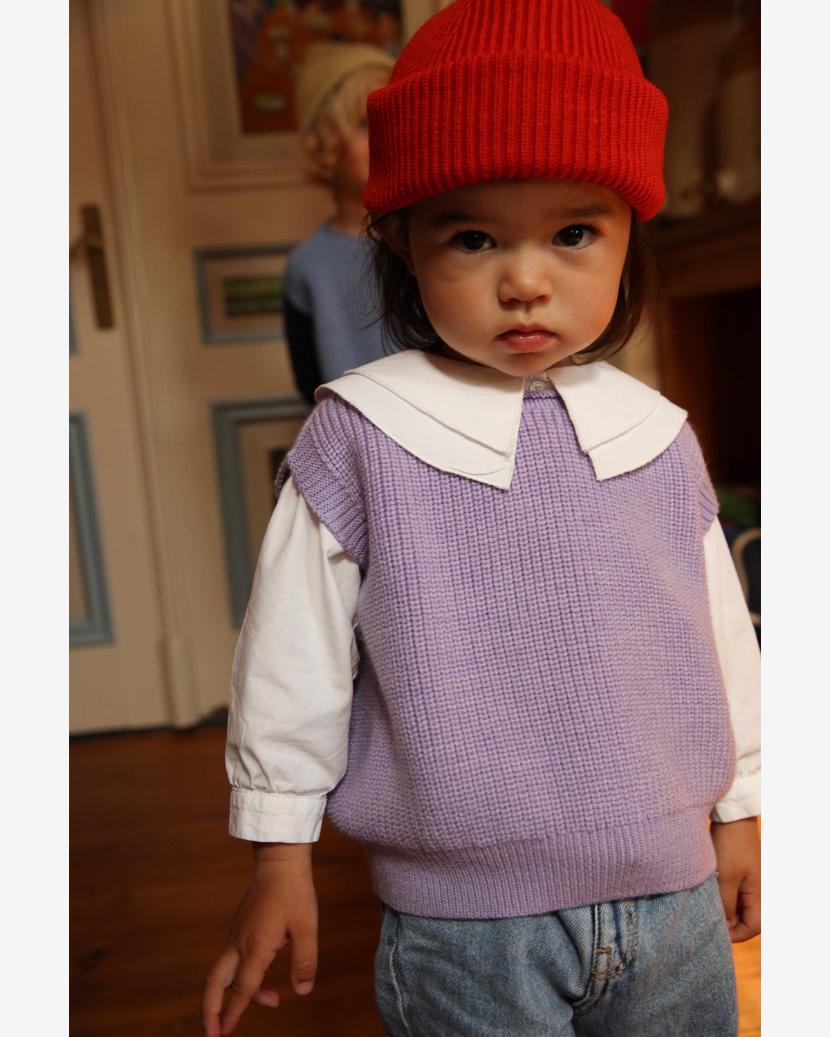 Ullvest Barn – 100% Merino, Ubehandlet Ull | Vest Harvey